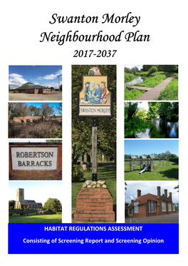Swanton Morley Neighbourhood Plan 2017-2037