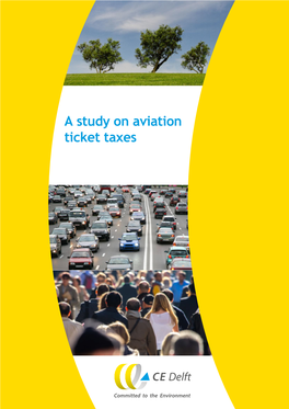 A Study on Aviation Ticket Taxes