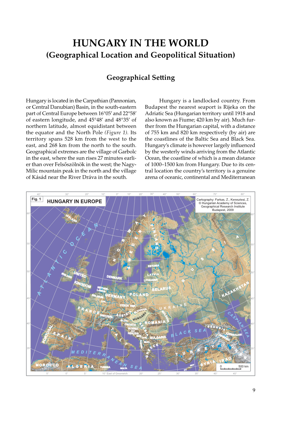 HUNGARY in the WORLD (Geographical Location and Geopolitical Situation)