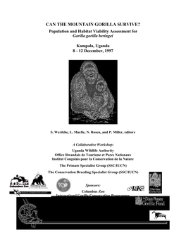 Mountain Gorilla PHVA Final Report 1997