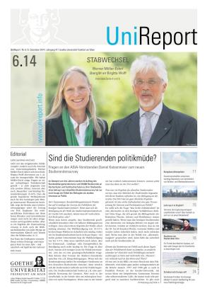 Unireport Ausgabe 06-2014 | Goethe-Universität Frankfurt