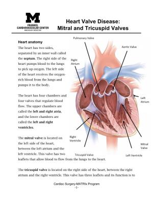 Heart Valve Disease: Mitral and Tricuspid Valves