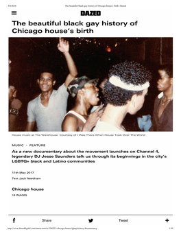 The Beautiful Black Gay History of Chicago House's Birth