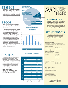 Respect Rigor Results Performance Record