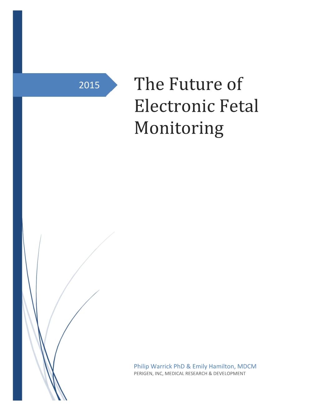 The Future of Electronic Fetal Monitoring