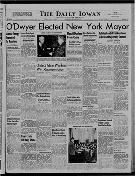 Daily Iowan (Iowa City, Iowa), 1945-11-07