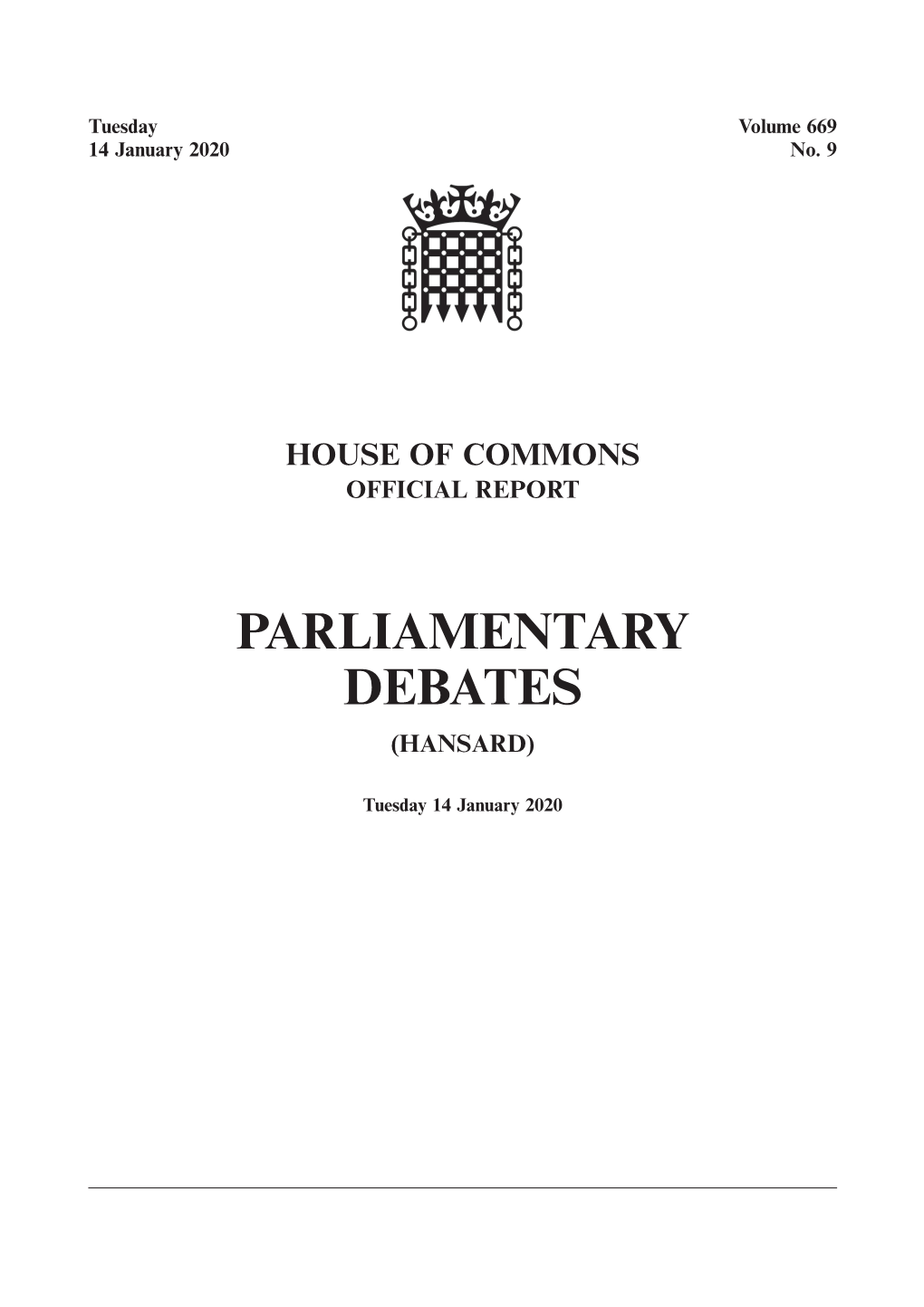 Whole Day Download the Hansard Record of the Entire Day in PDF Format. PDF File, 0.81
