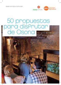 Osona Turisme 50 PROPOSTES ES-EN Fi.Indd
