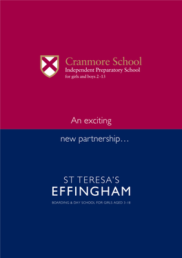 Cranmore School Independent Preparatory School for Girls and Boys 2 -13