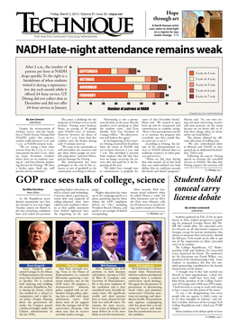 NADH Late-Night Attendance Remains Weak