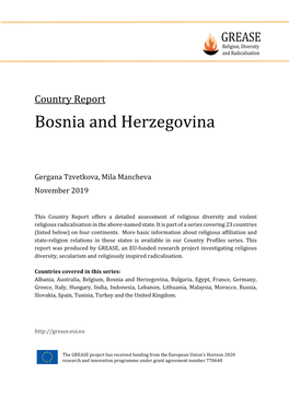 Bosnia and Herzegovina Report