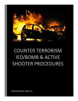 Counter Terrorism Ied/Bomb & Active Shooter Procedures