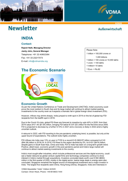 INDIA the Economic Scenario