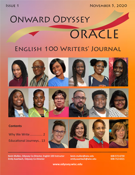 November 2020: Alumni English 100 Class Oracle