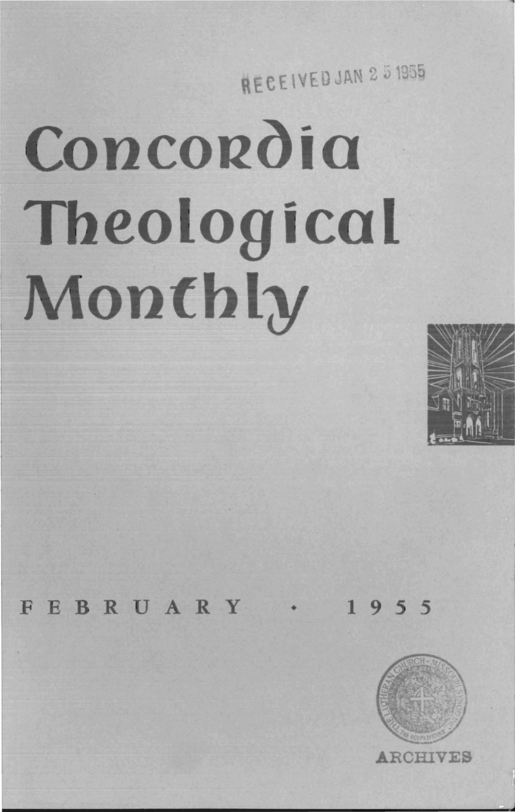 Ia Theological Monthly