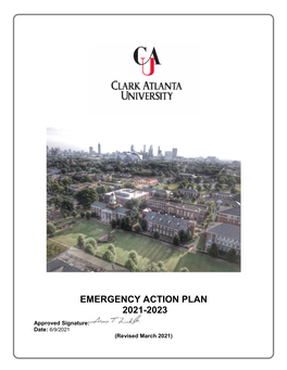 2021 CAU Emergency Response Plan