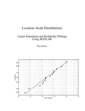 Location-Scale Distributions