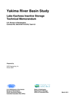 Yakima River Basin Study