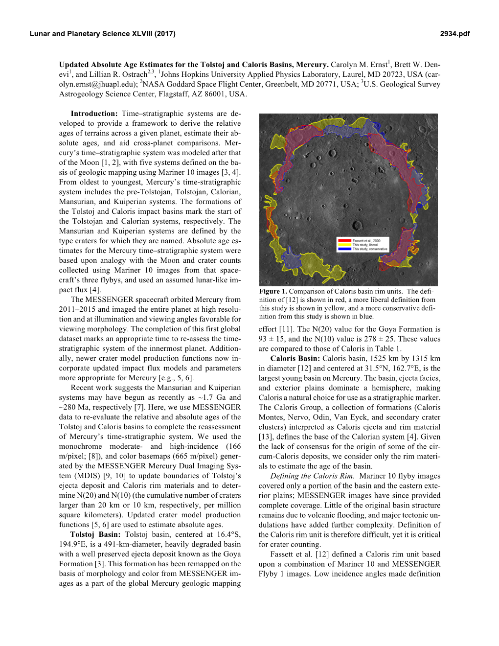 Updated Absolute Age Estimates for the Tolstoj and Caloris Basins, Mercury