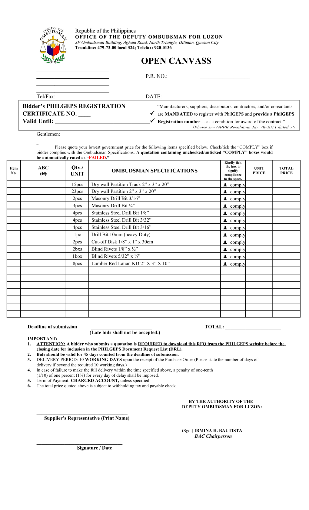 Office of the Deputy Ombudsman for Luzon s2