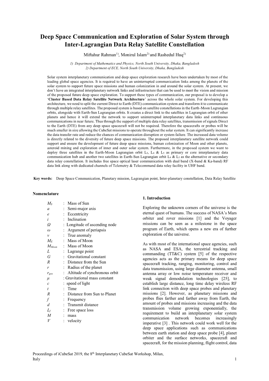 Deep Space Communication and Exploration of Solar System Through Inter-Lagrangian Data Relay Satellite Constellation