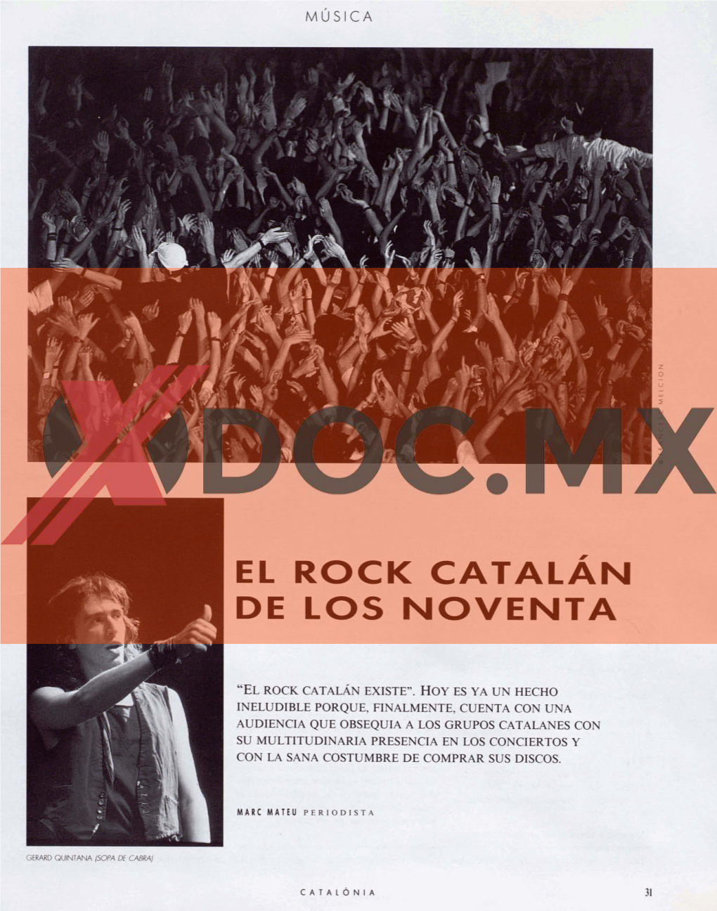El Rock Catalán De Los Noventa