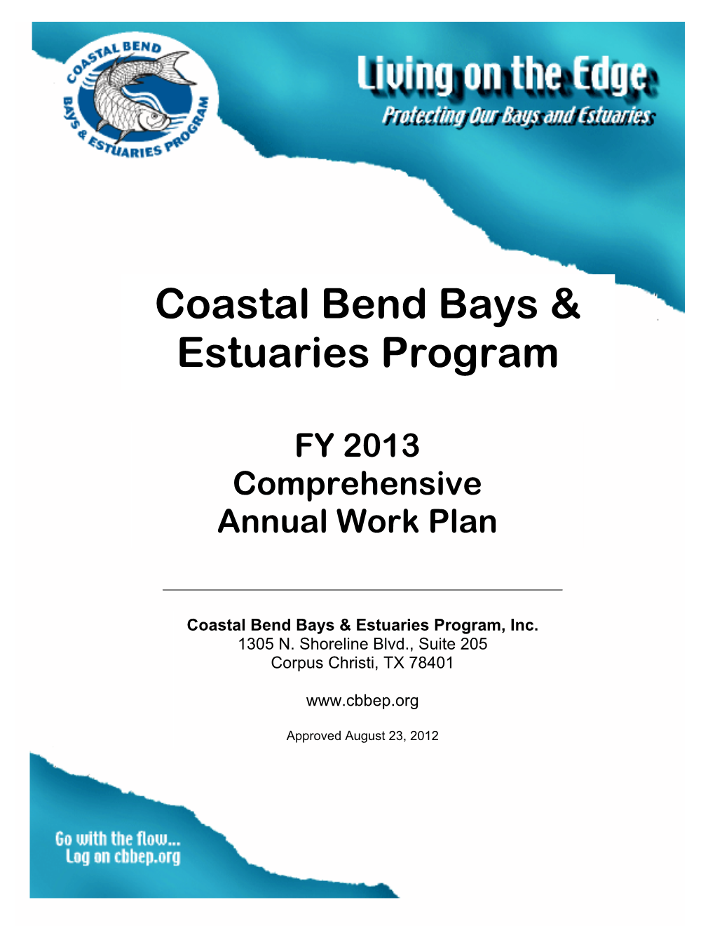 FY 2013 Comprehensive Annual Work Plan