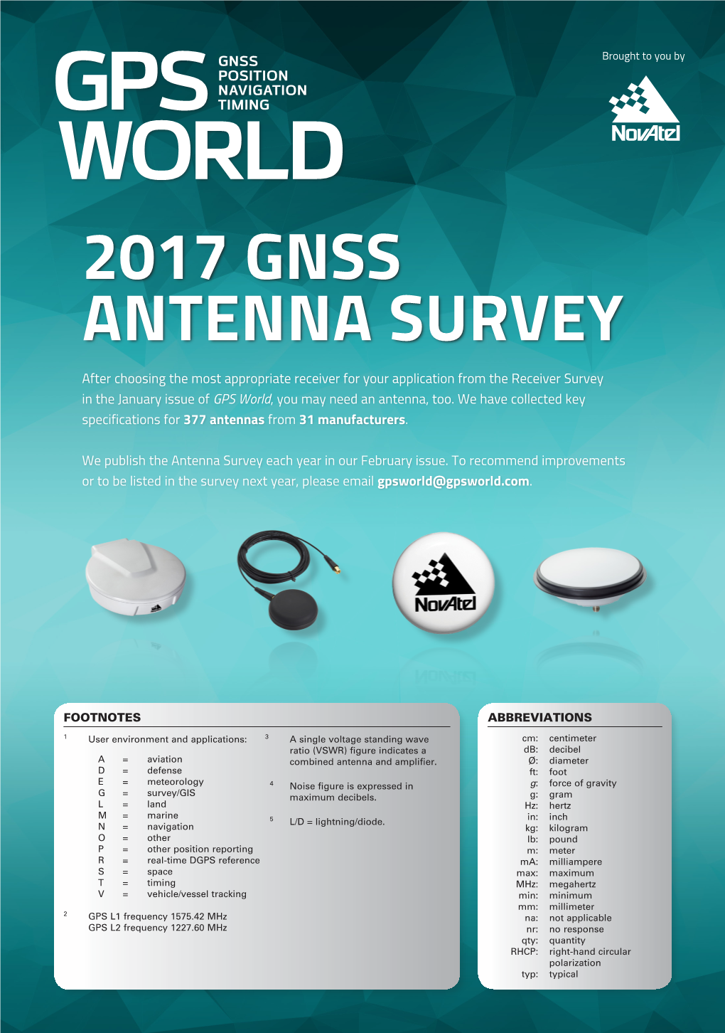 2017 Gnss Antenna Survey