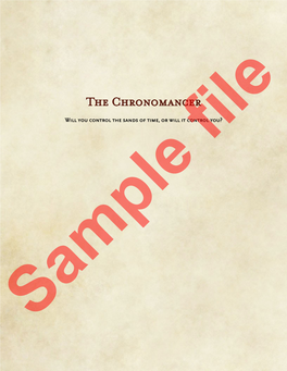 The Chronomancer