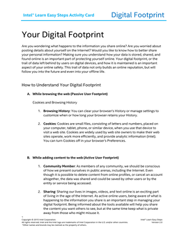 Your Digital Footprint