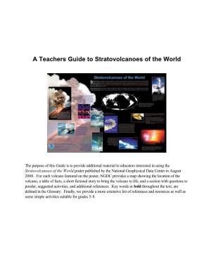 A Teachers Guide to Stratovolcanoes of the World