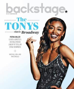Broadway Patina Miller Leads a (Mostly) Un-Hollywood Lineup of Stellar Stage Nominees
