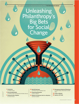 Unleashing Philanthropy's Big Bets for Social Change
