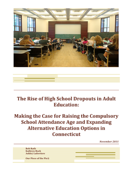 The Rise of High School Dropouts in Adult Education