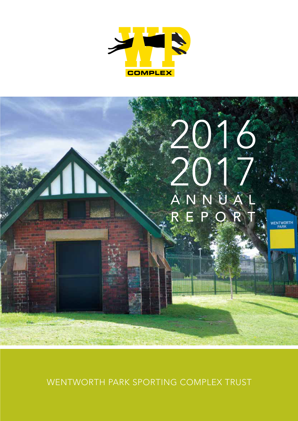 Wentworth Park Annual Report 2017.Pdf