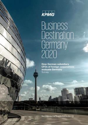Business Destination Germany 2020