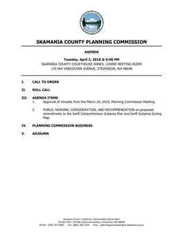 Skamania County Planning Commission