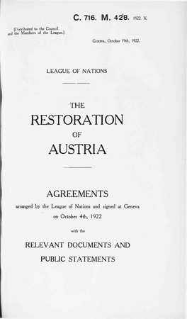 Restoration Austria