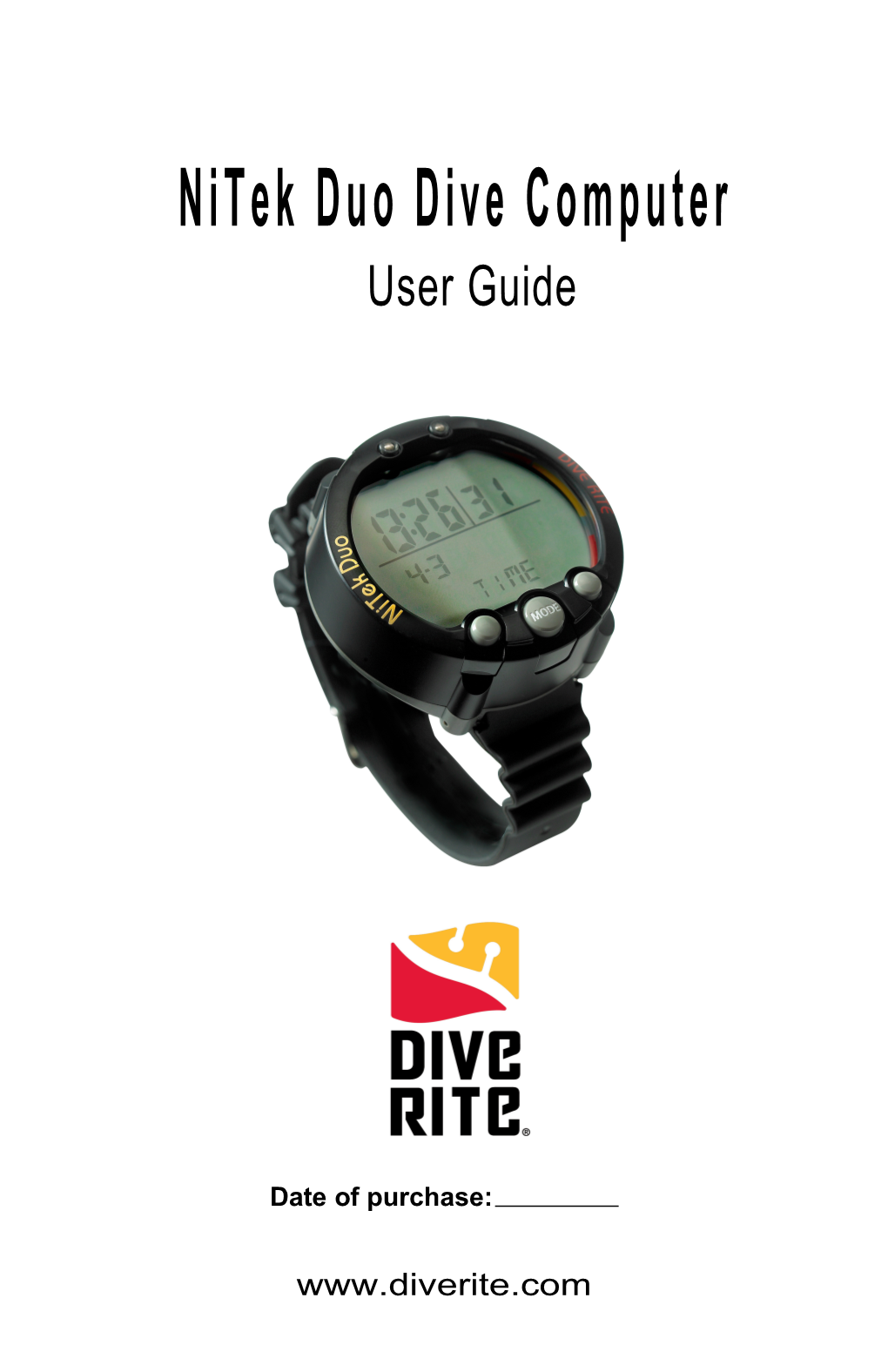 Nitek Duo Dive Computer User Guide