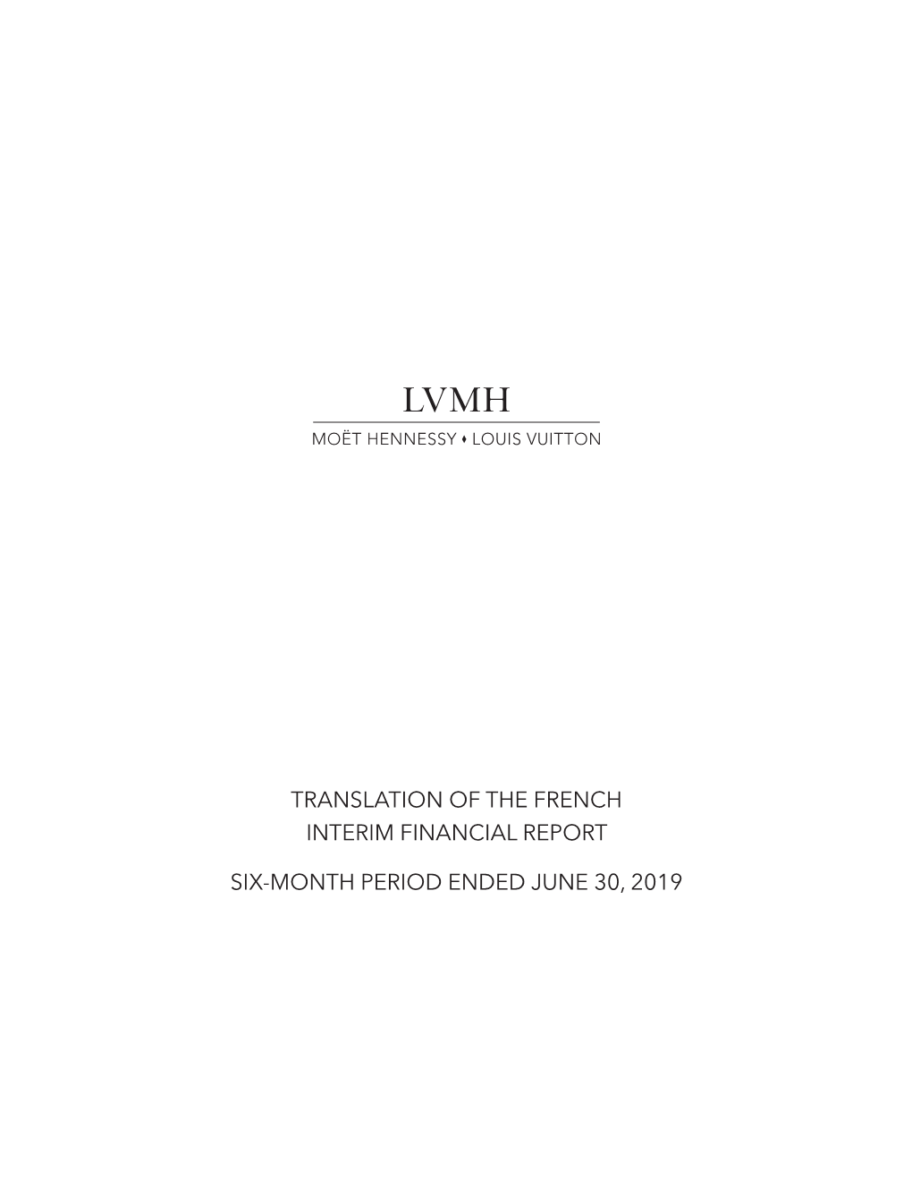 Translation of the French Interim Financial Report
