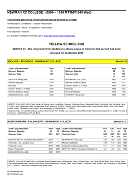 School Bus Services in the Oldham Area