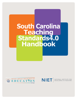 South Carolina Teaching Standards4.0 Handbook