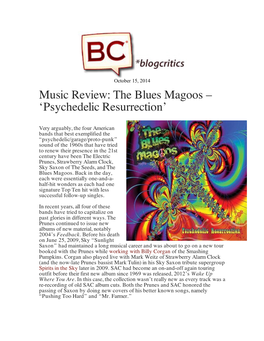 Blogcritics Music (Wes Britton)