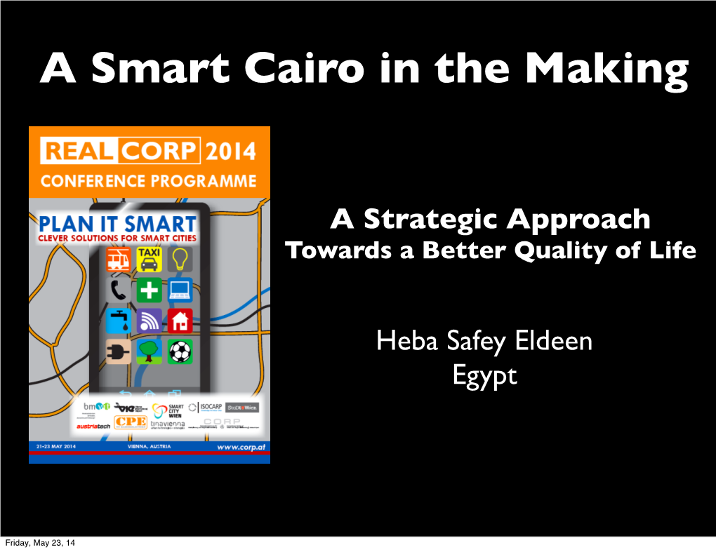 A Smart Cairo in the Making