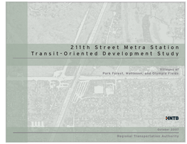Park Forest Metra Electric District 211Th Street Station Area Plan