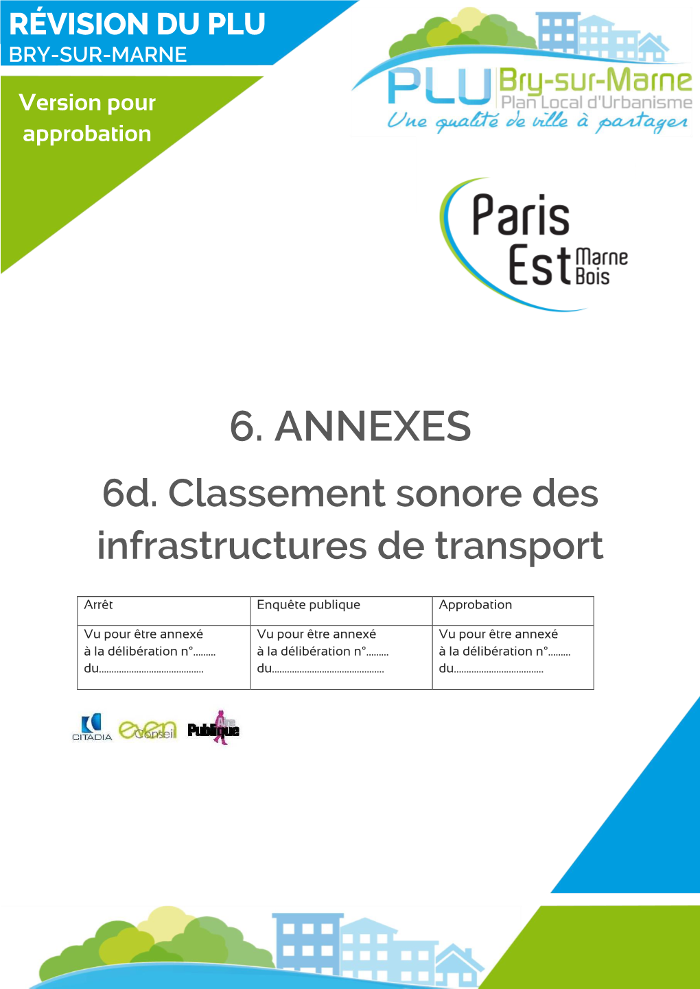 Classement Sonore Des Infrastructures De Transport