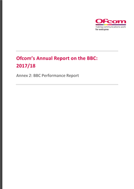 BBC Performance Report