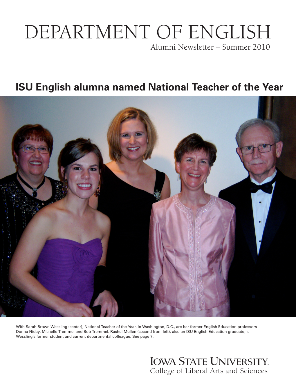 Alumni Newsletter – Summer 2010