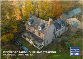 Kingsford Farmhouse and Steading Auchterless, Turriff, Ab53 8Da