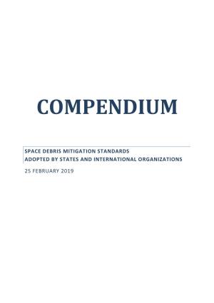 Compendium of Space Debris Mitigation Standards